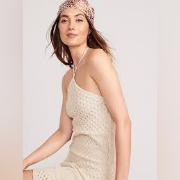 Old Navy Halter Crochet Mini Dress - Picture 3 of 8
